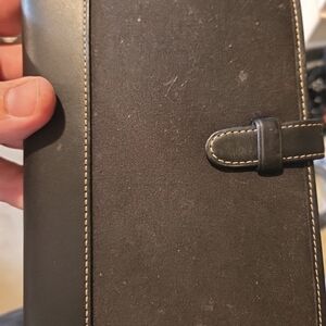 Coach Black Photo Holder